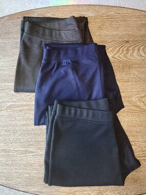 Woman Within Bootcut Ponte Stretch Knit Pant Bundle 14WTL